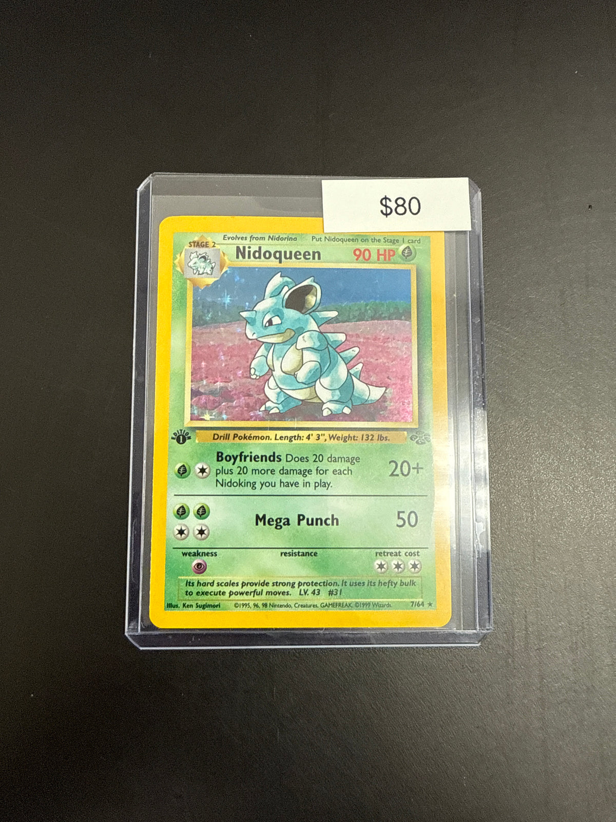 Pokémon NIDOQUEEN 1st Ed. 7/64