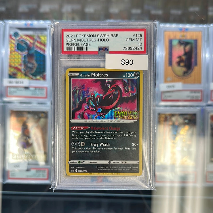 Pokémon Evolving Skies Pre Release Moltress 