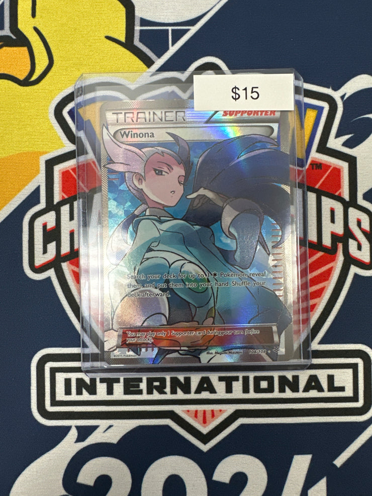 Pokemon Roaring Skies Winona Full Art 108/108