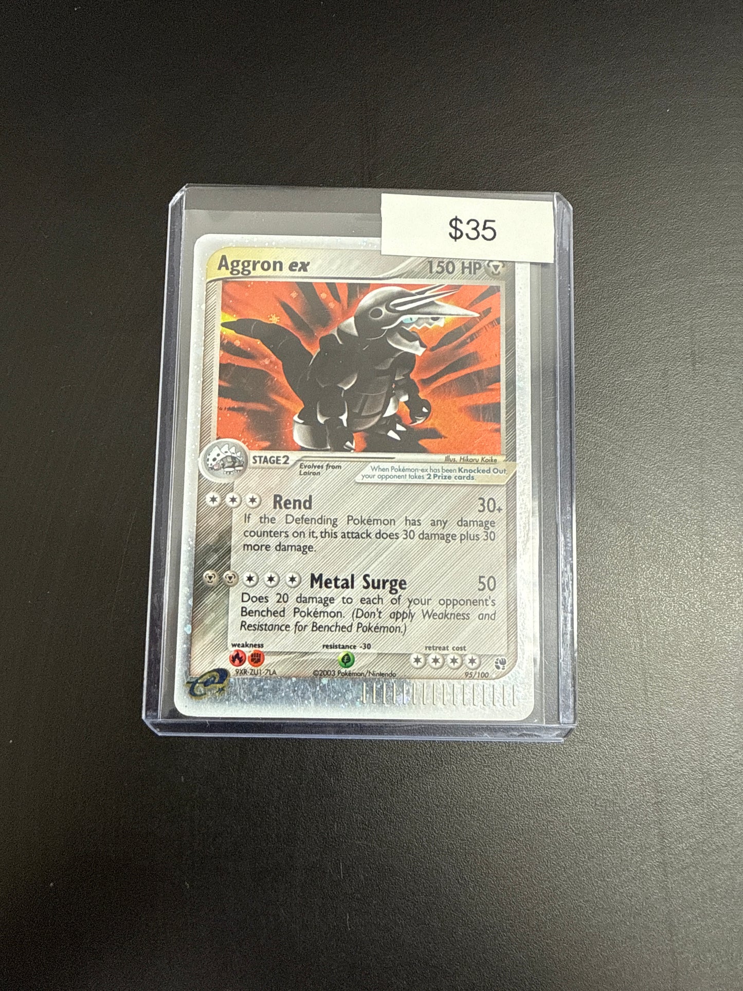 Pokémon AGGRON EX 95/100