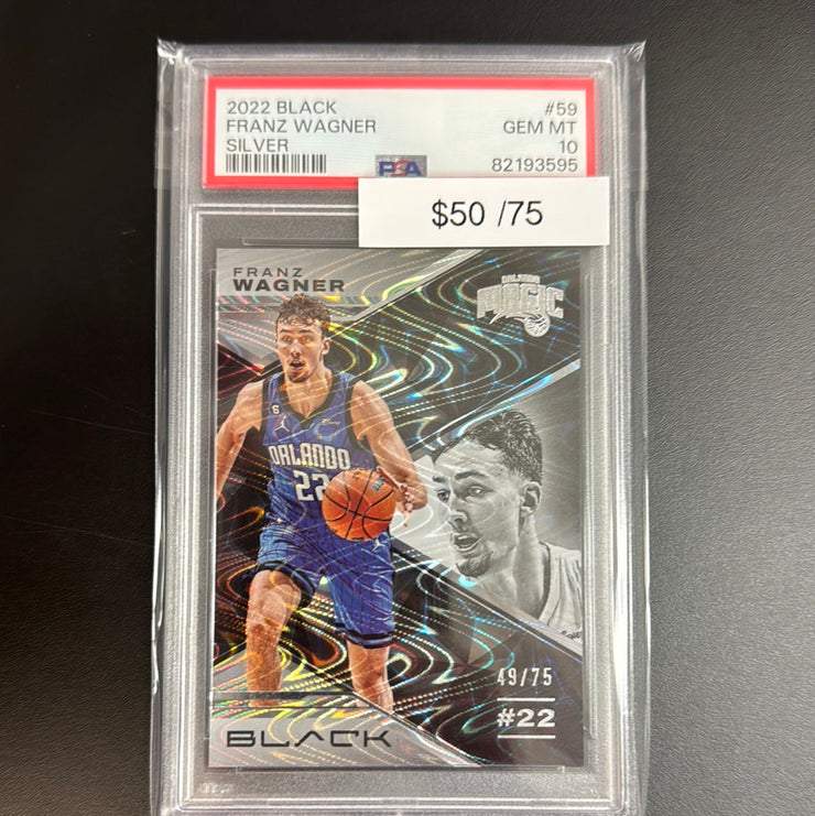 2022 Panini Black Franz Wagner 