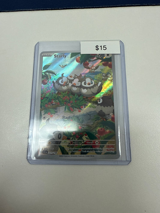 Pokemon Starly #221/198