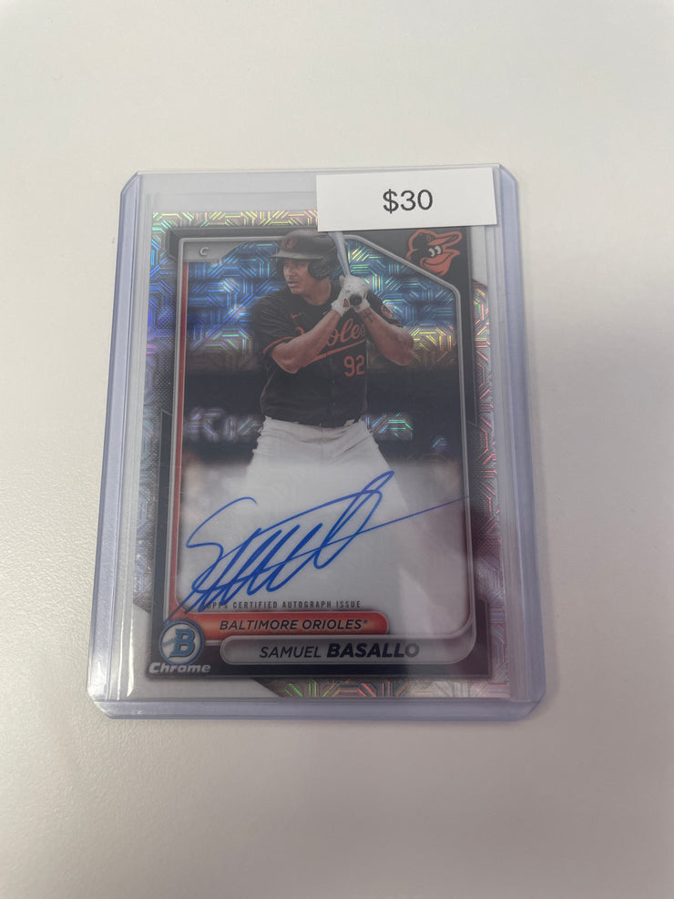 Bowman Chrome Samuel Basallo Auto 