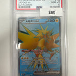 Pokemon Zapdos Ex 192/165 PSA 10
