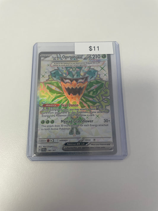 Pokemon Teal Mask Ogerpon Ex #190/167