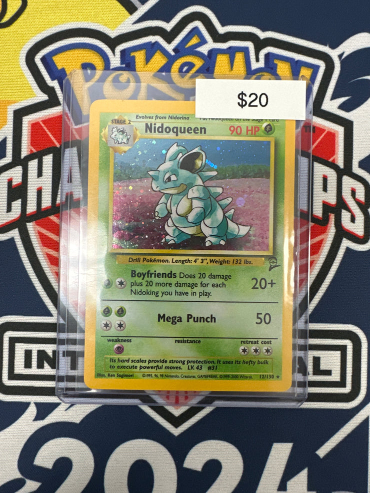 Pokemon Nidoqueen Base Set 2 Holo 12/130