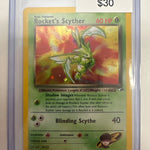 Pokemon Rocket’s Scyther Holo 13/132