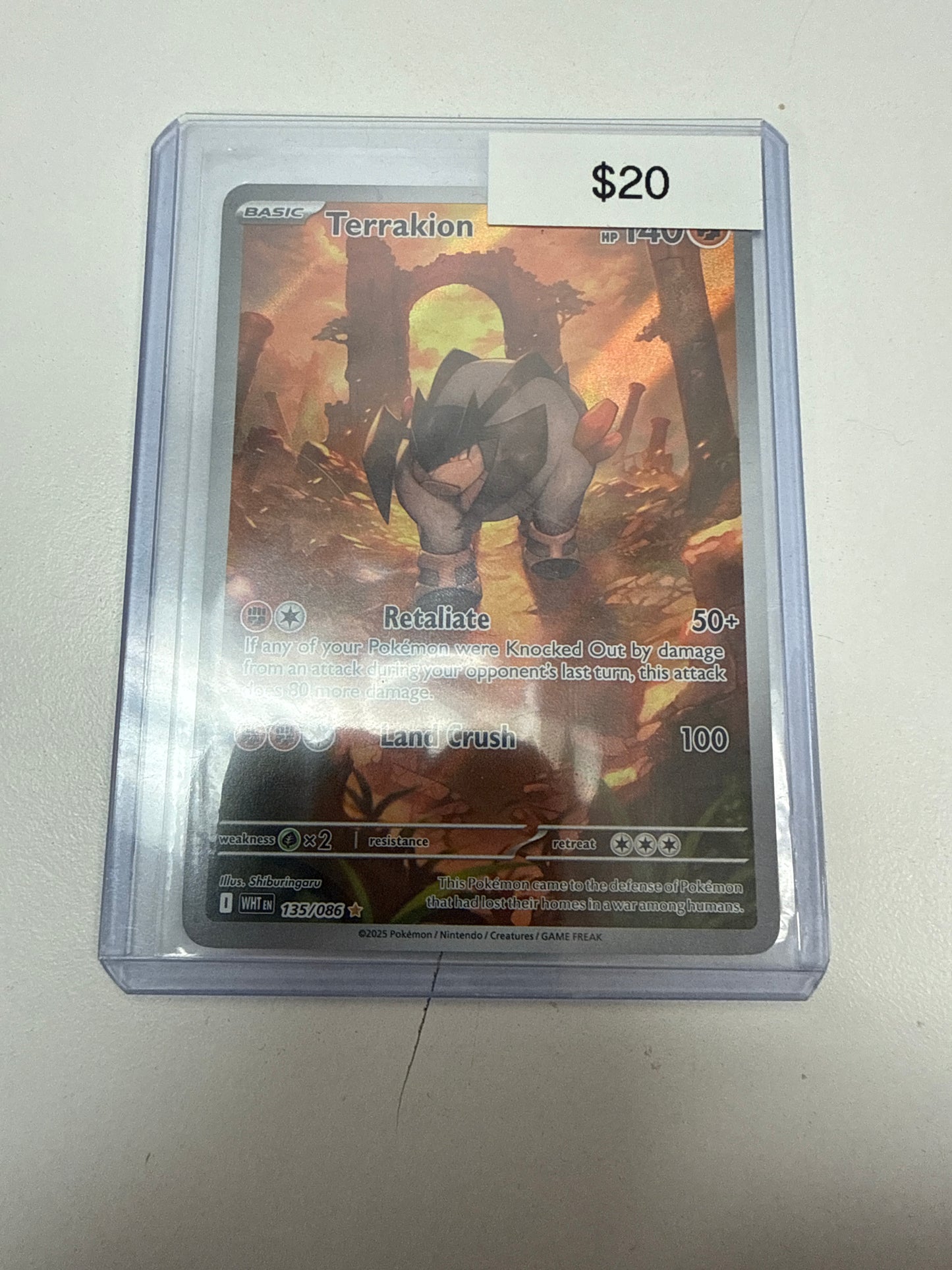 Pokemon Terrakion #135/086