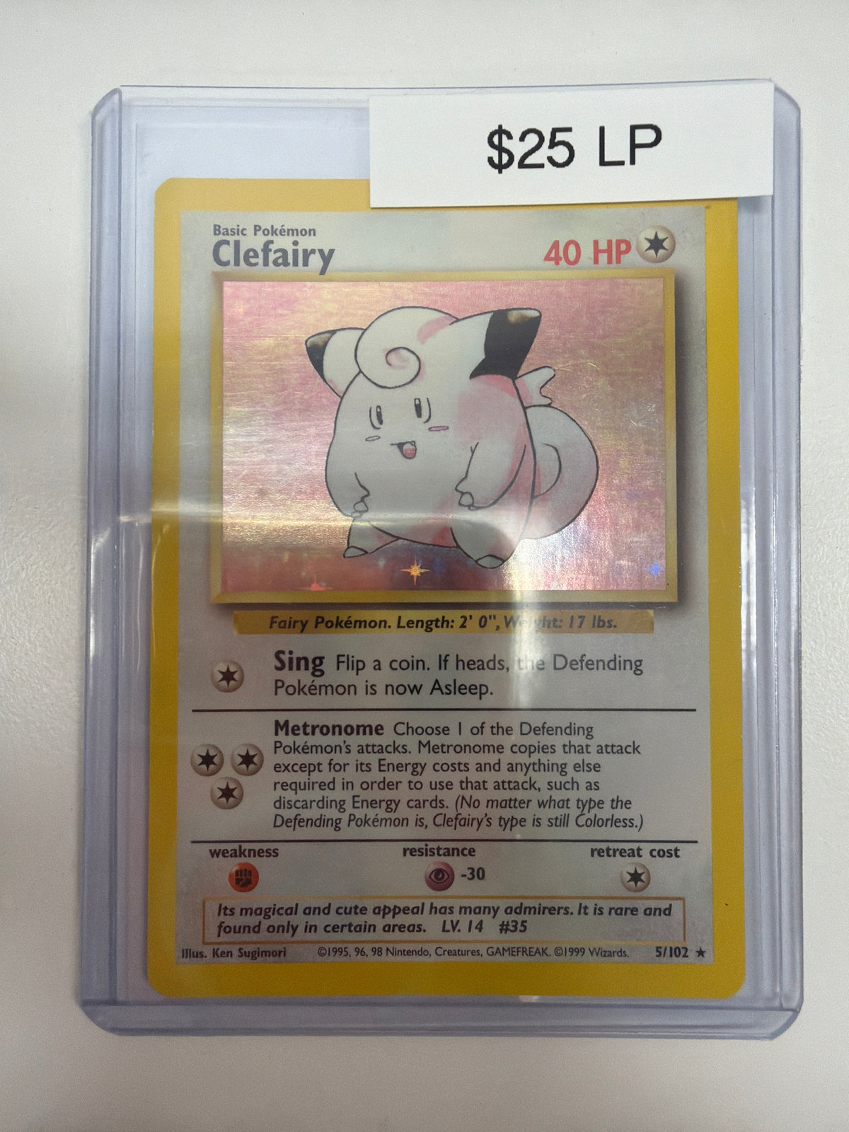 Pokemon Clefairy 5/102 LP