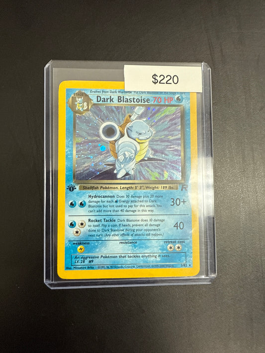 Pokémon Dark Blastoise 1st Ed. 3/82