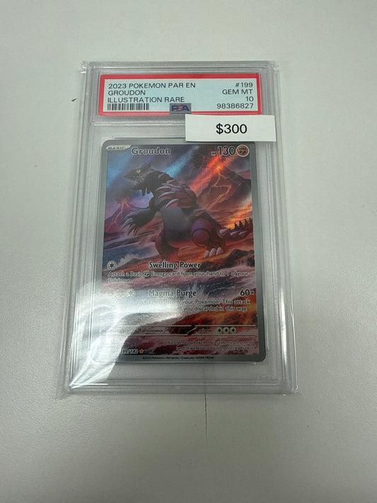 Pokemon Groudon SIR #199/182 PSA 10