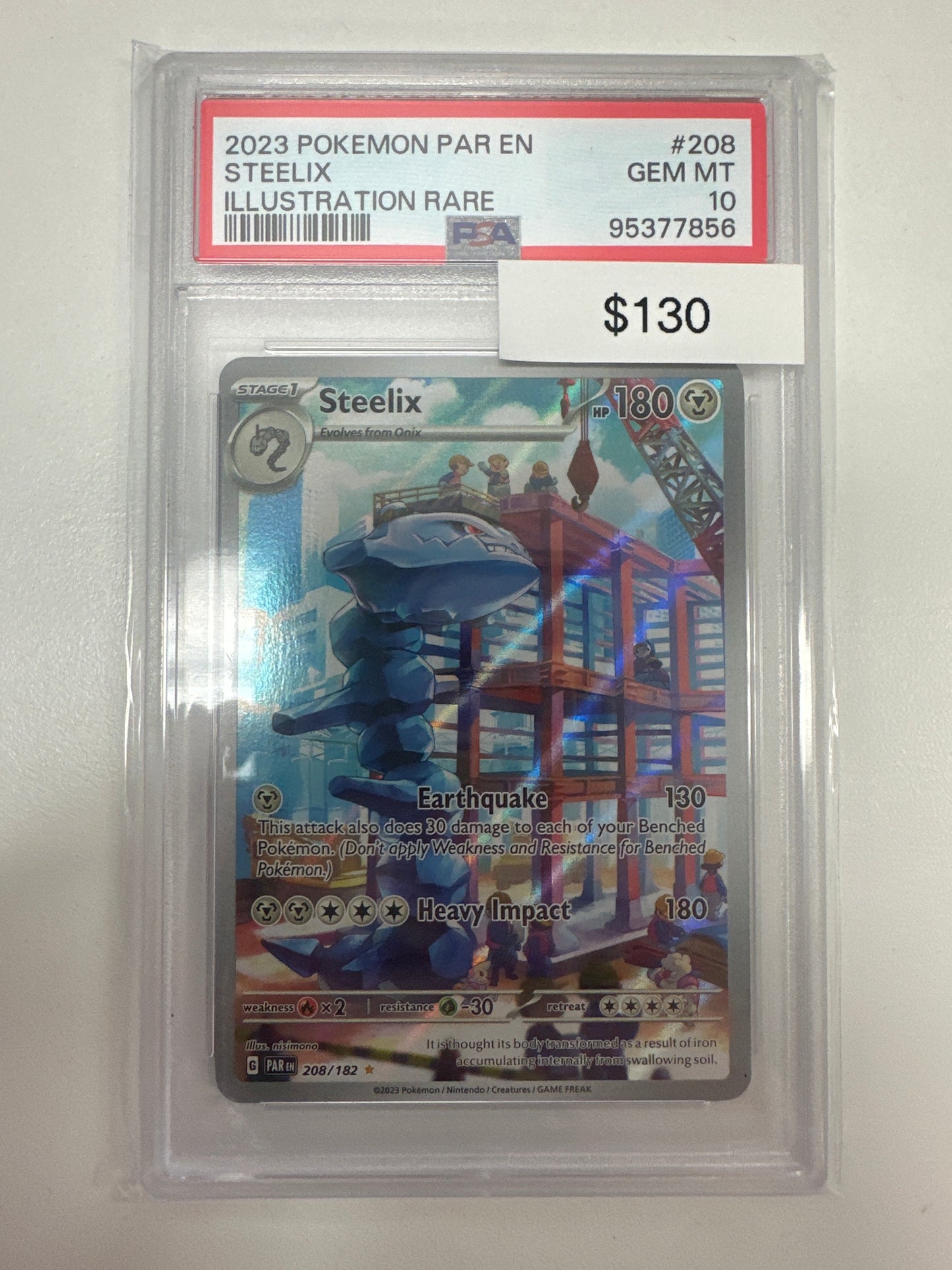 Pokemon Steelix 208/182 PSA 10