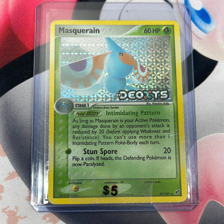 Pokémon Masquerain Deoxys Reverse Holo 39/107