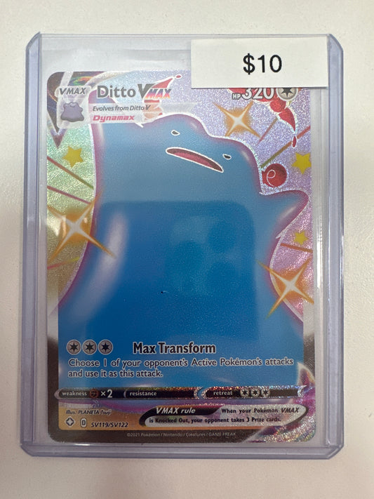 Pokemon Ditto Vmax SV119/SV122