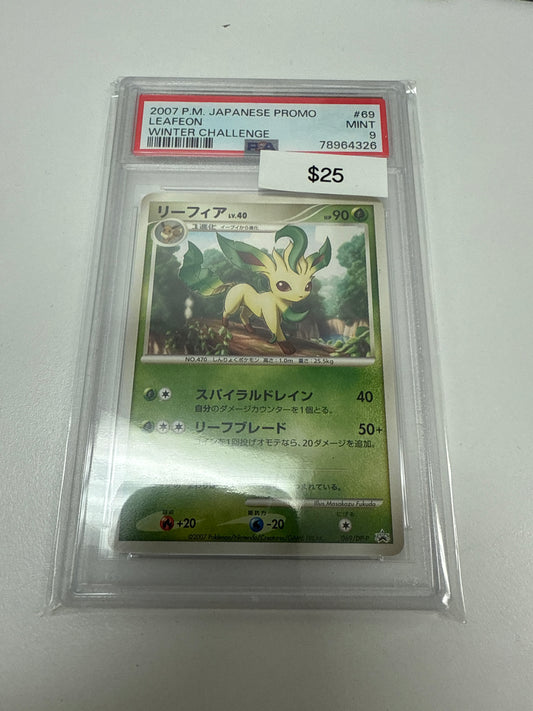 Japanese Promo Leafeon #69/dp-p PSA 9