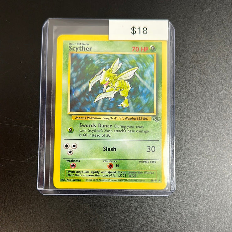 Pokémon Scyther Jungl Holo 10/64