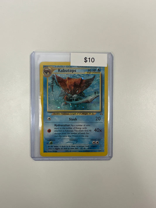 Pokemon Kabutops Holofoil 6/75