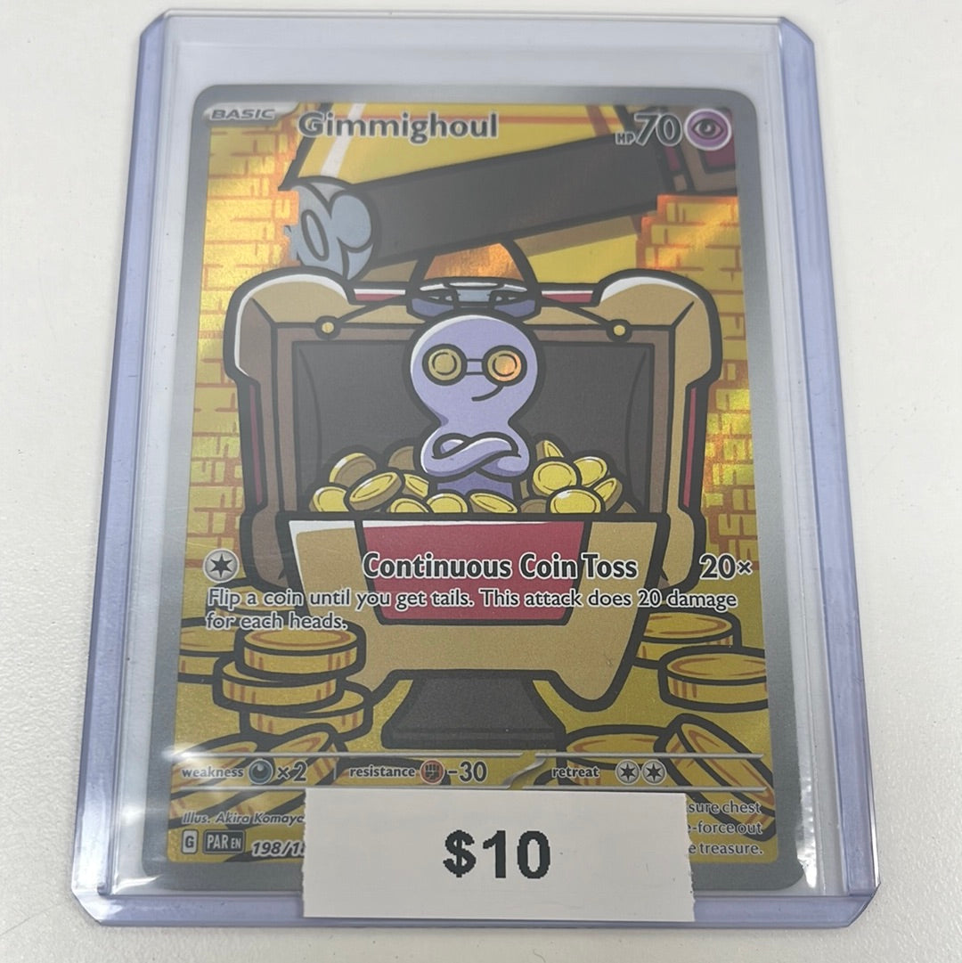 Pokémon Gimmighoul Paradox Rift Alt Art 198/182