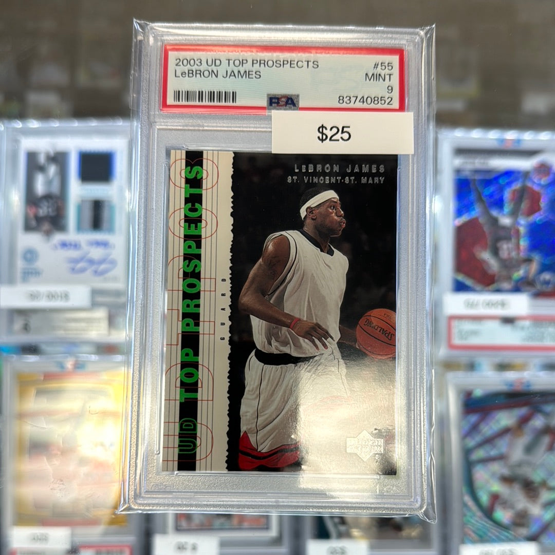 2003 Topps Lebron James #55 PSA 9