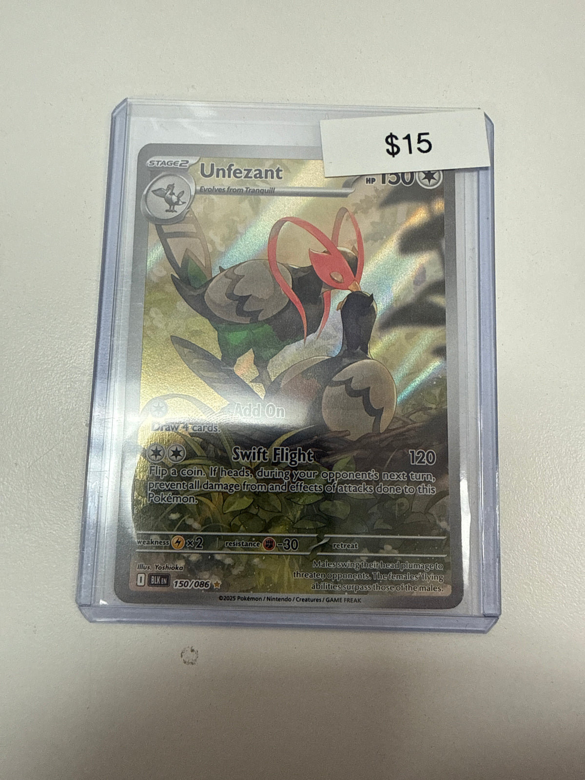 Pokemon Unfezant 150/086