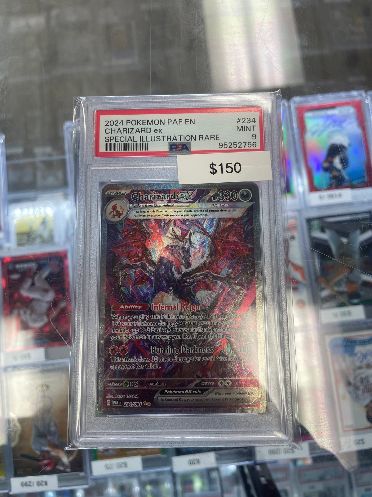 Pokemon Charizard Ex Paldean Fates #234/091 PSA 9