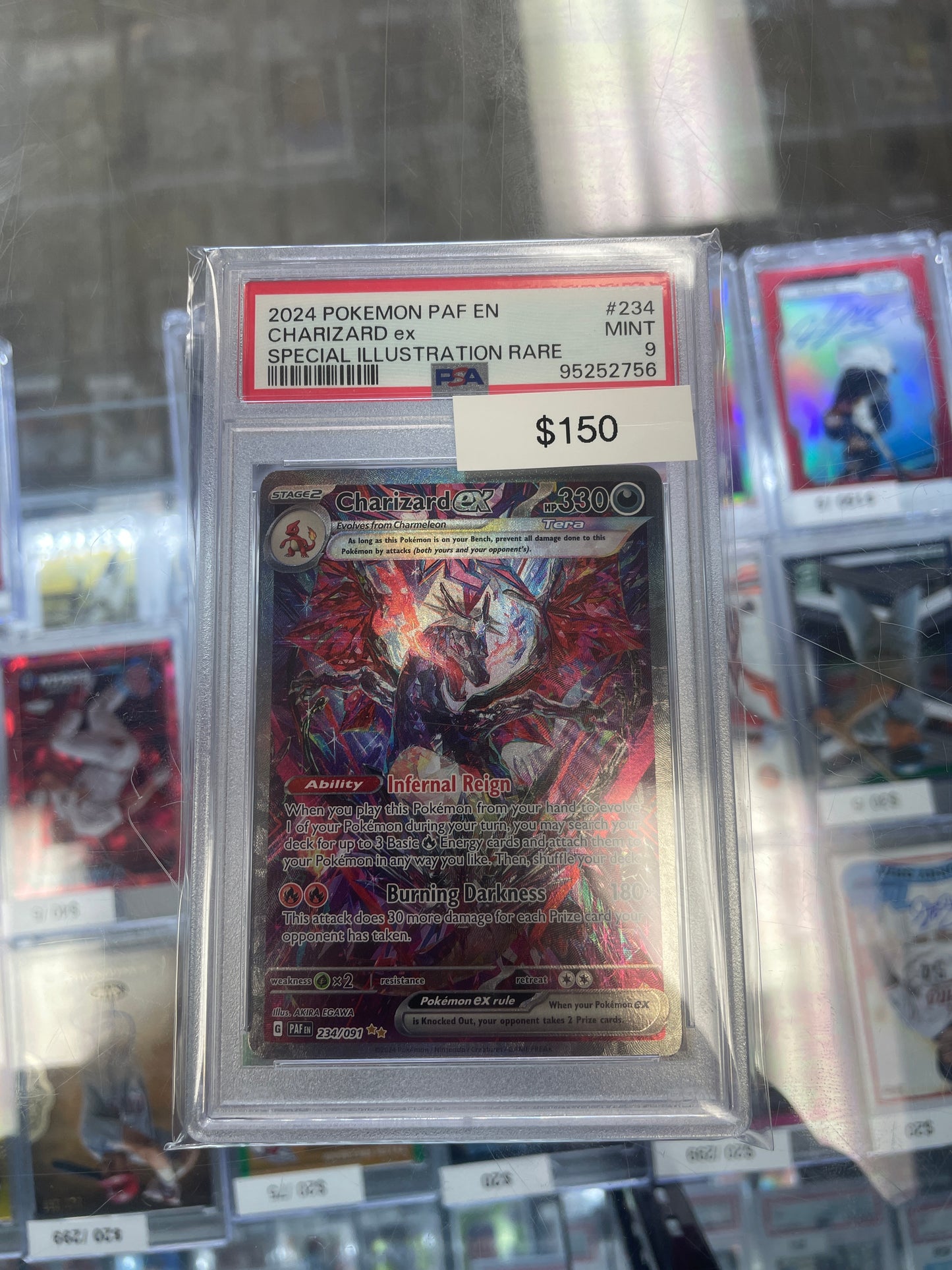 Pokemon Charizard Ex Paldean Fates #234/091 PSA 9