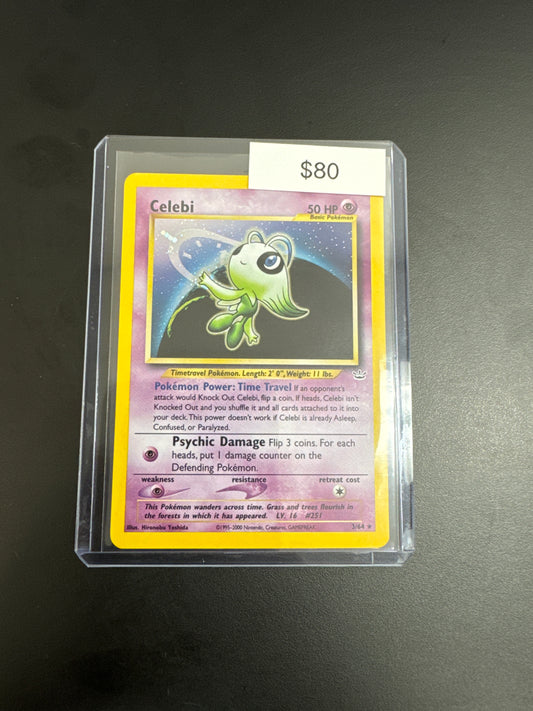 Pokémon Neo Celebi Holo 3/64