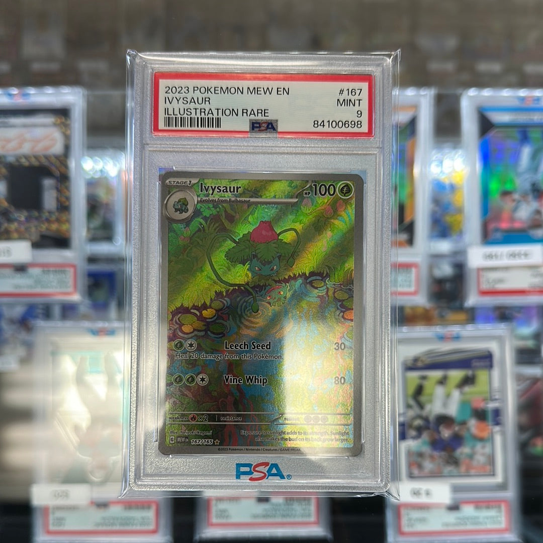 2023 Pokémon 151 IVYSAUR #167 PSA 9