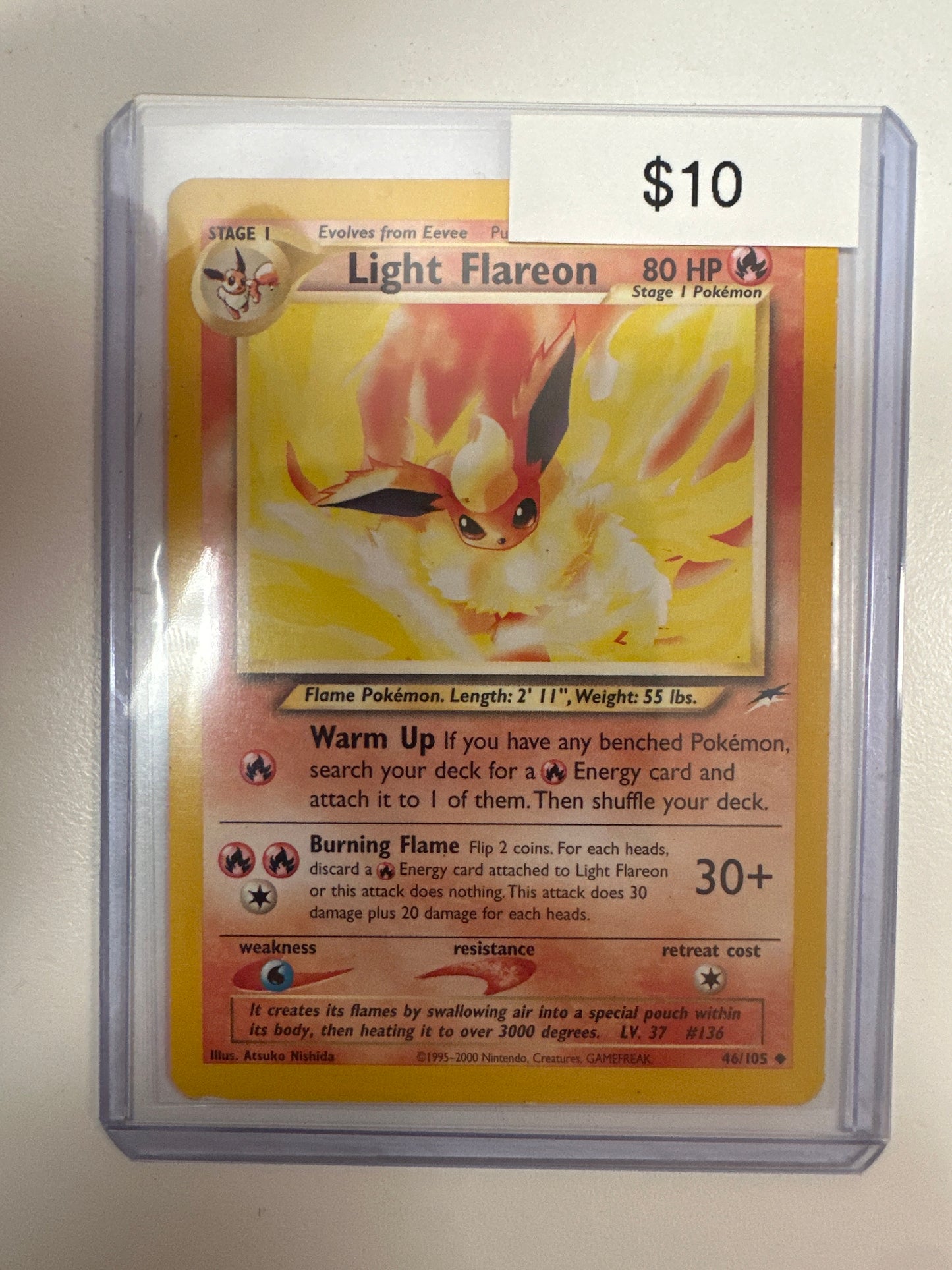 Pokemon Light Flareon 46/105