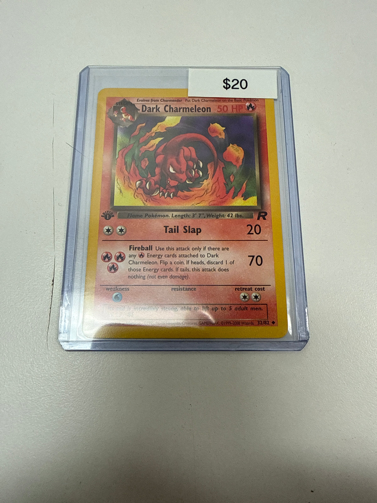 Pokemon Dark Charmeleon 1st Ed Non-Holo #32/82