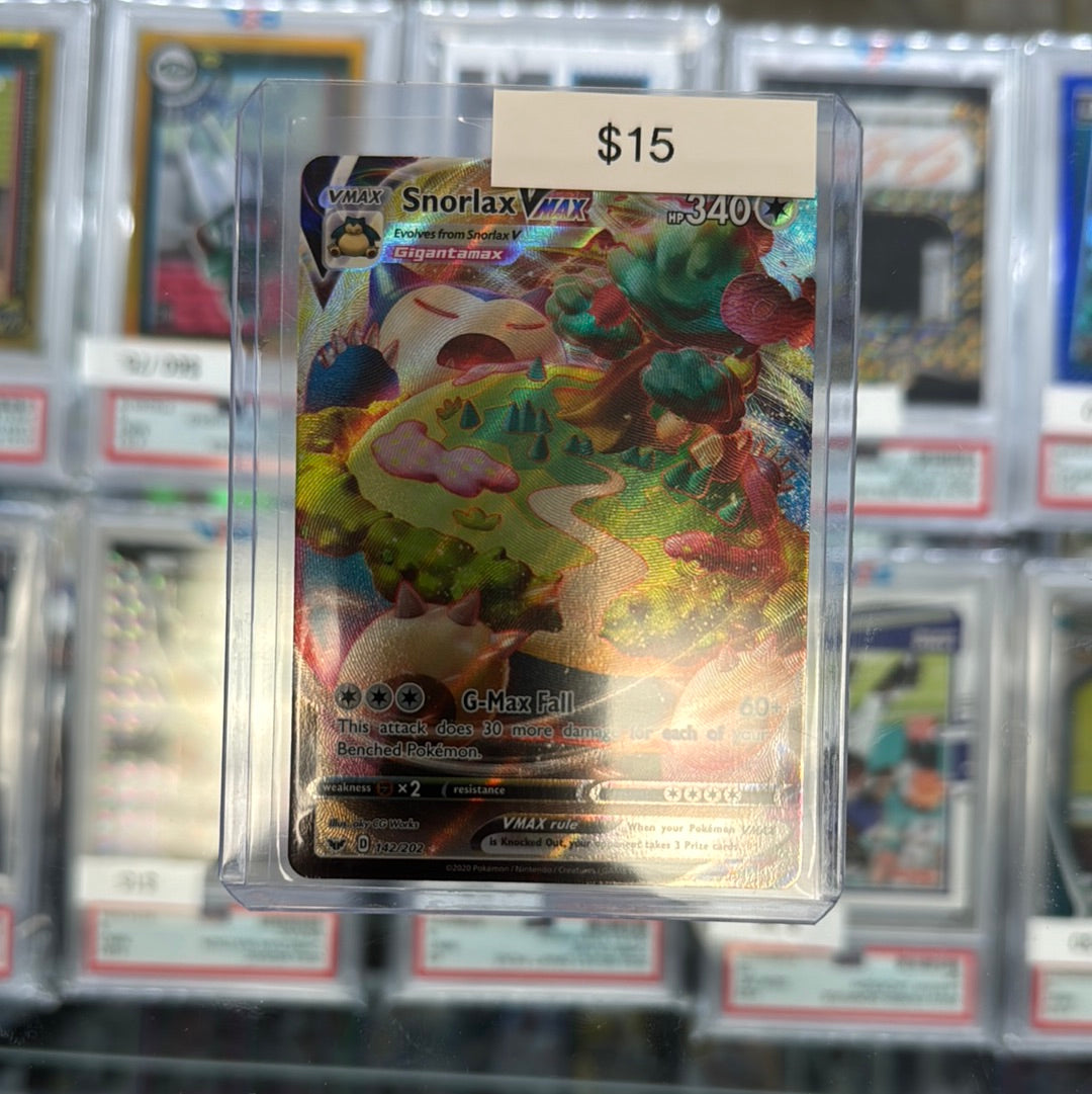 Pokémon Snorlax VMAX 142/202