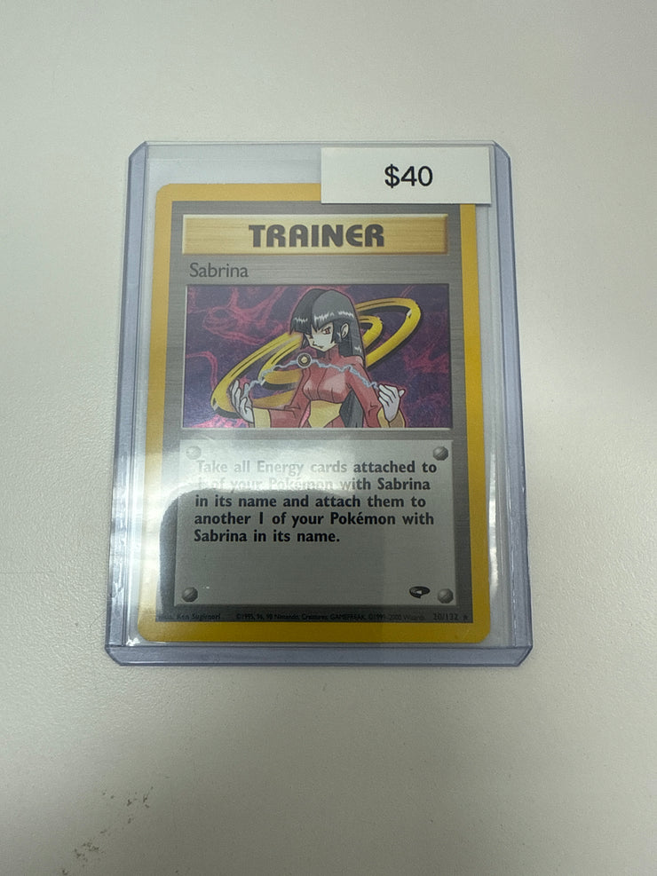 Pokemon Trainer Sabrina Holo 
