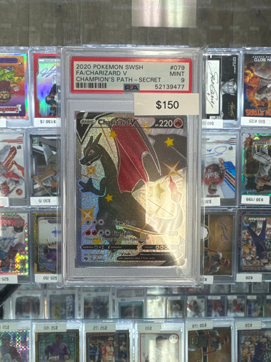 2020 Pokémon Champions Path Charizard V 079 PSA 9