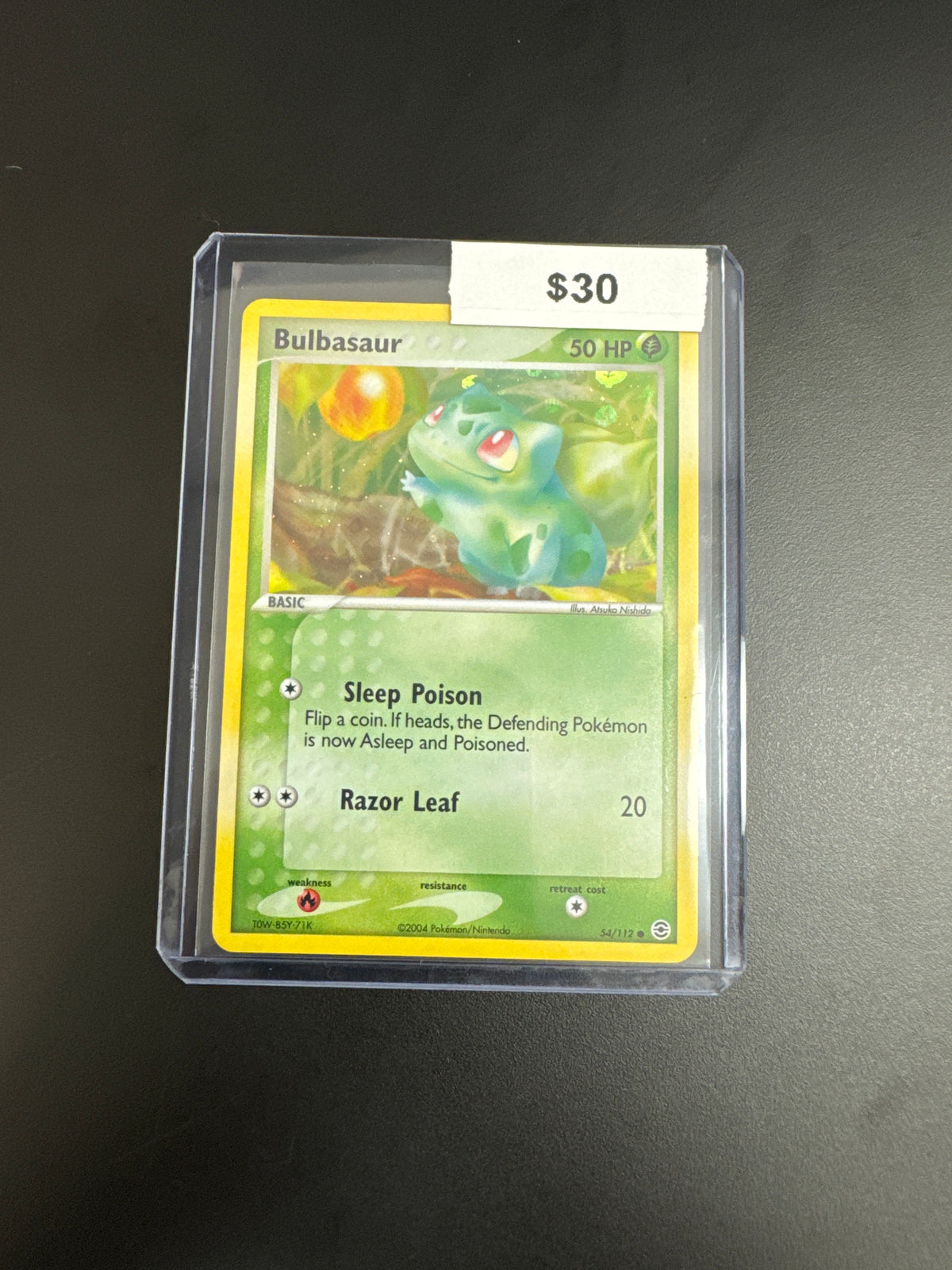 Pokémon Bulbasaur Holo 54/112