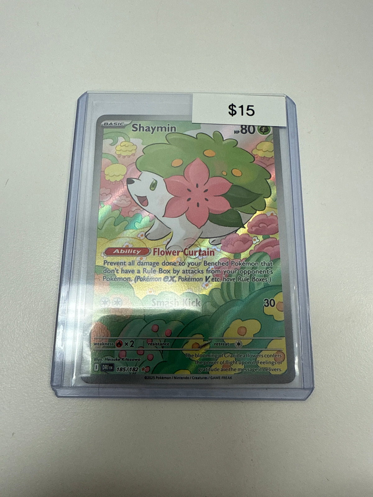 Pokemon Destined Rivals Shaymin #185/182