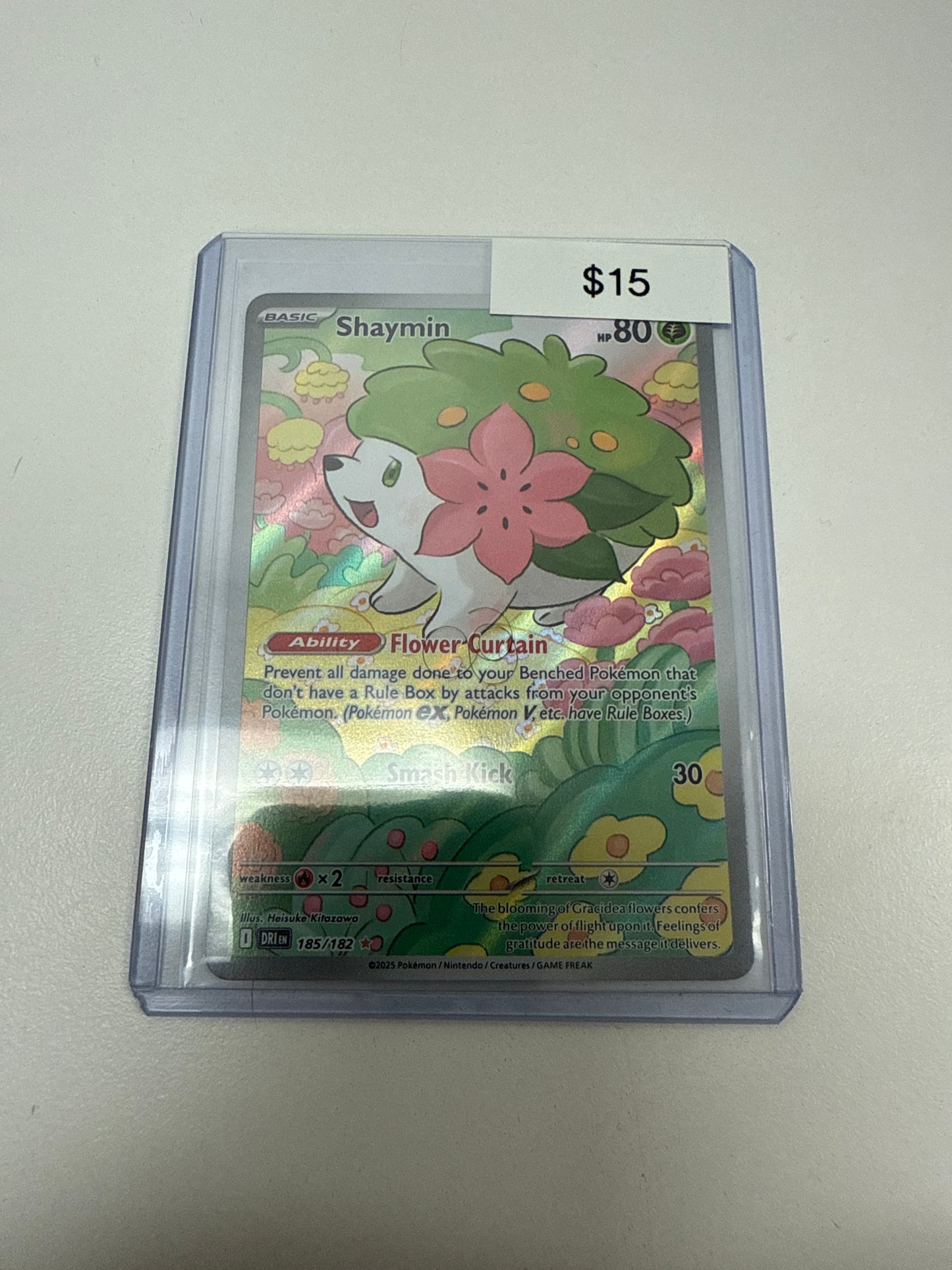 Pokemon Destined Rivals Shaymin #185/182