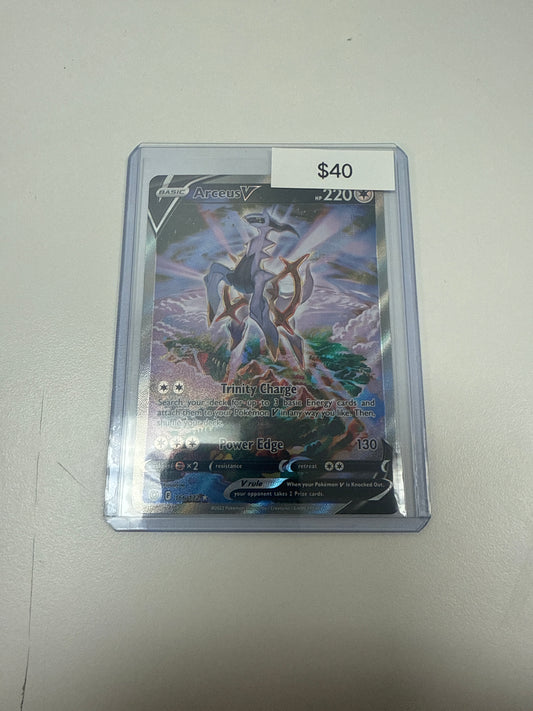 Pokemon Brilliant Stars Arceus V Alternate Art 166/172