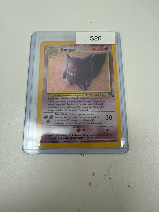 Pokémon Gengar Fossil Holo 5/62