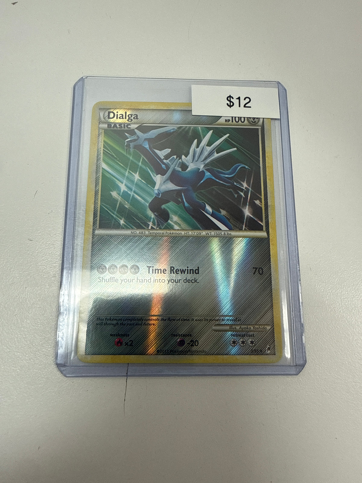 Pokemon Dialga Rev Holo #3/95