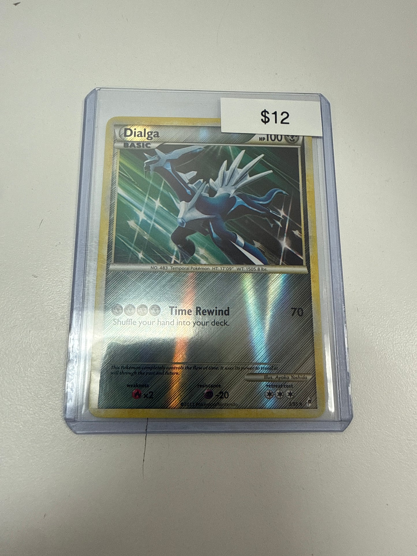 Pokemon Dialga Rev Holo #3/95