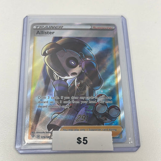 Pokémon Allister Vivid Voltage Full Art 179/185