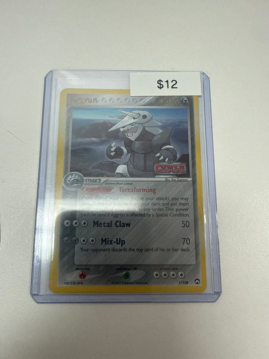 Pokemon Aggron Power Keepers Stamp #1/108