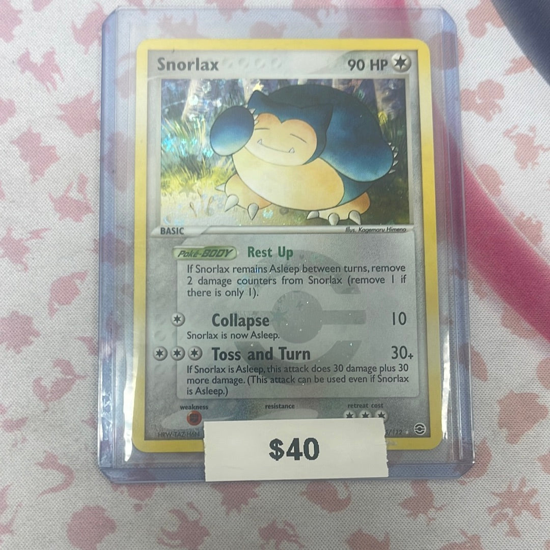 Pokémon Snorlax FireRed LeafGreen Reverse Holo 15/112
