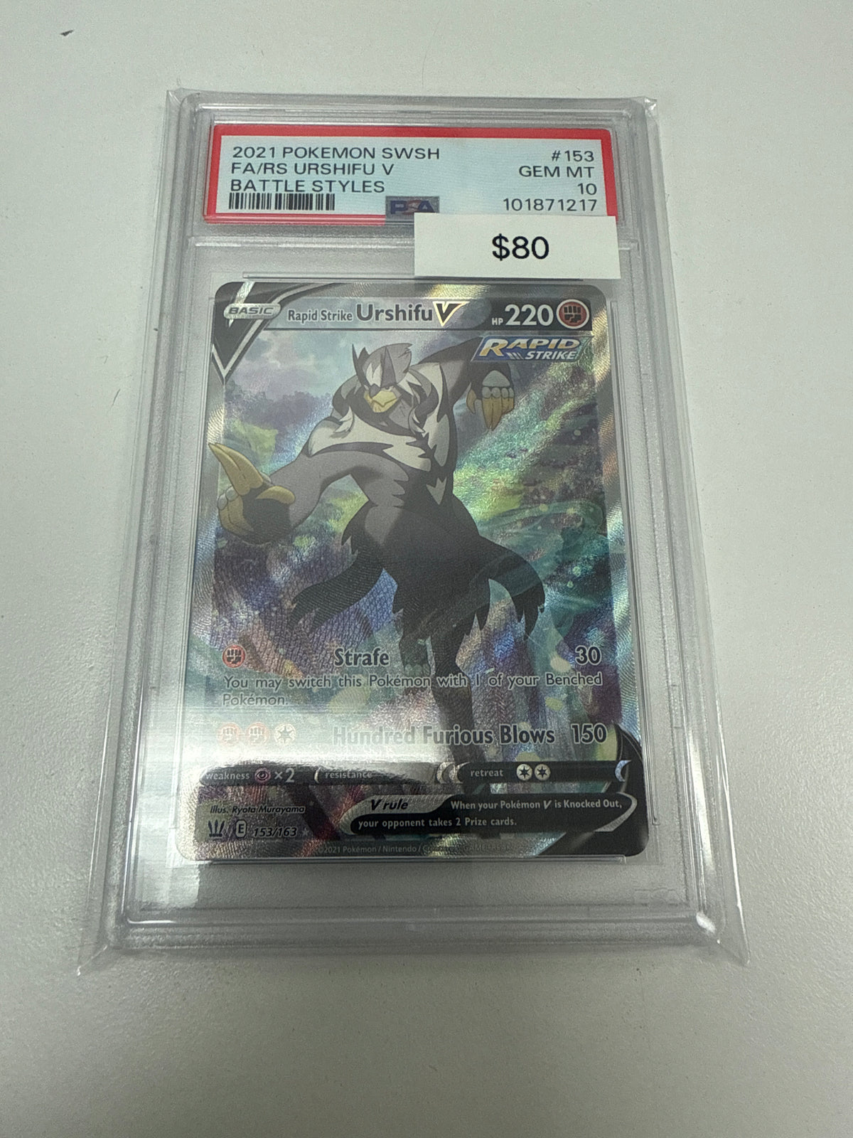 Battle Styles Urshifu V #153/163 PSA 10