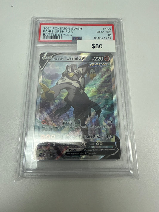 Battle Styles Urshifu V #153/163 PSA 10