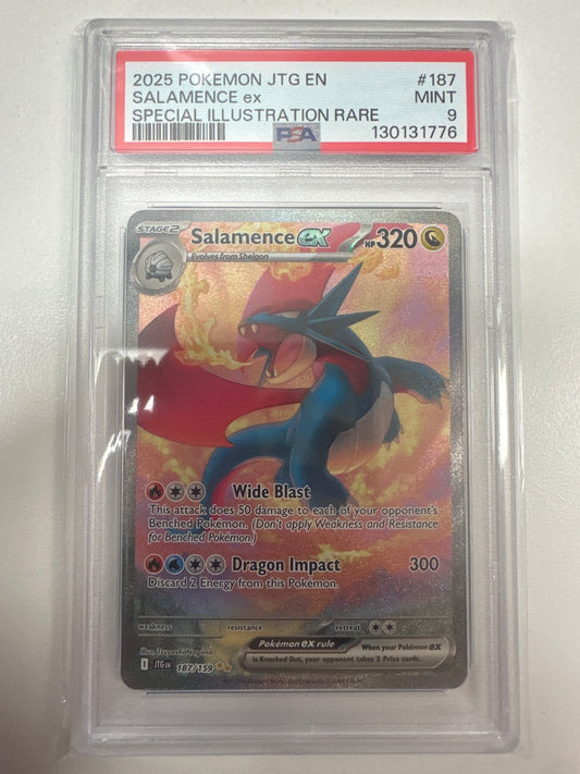 Pokemon Salamence ex 187/159 PSA 9