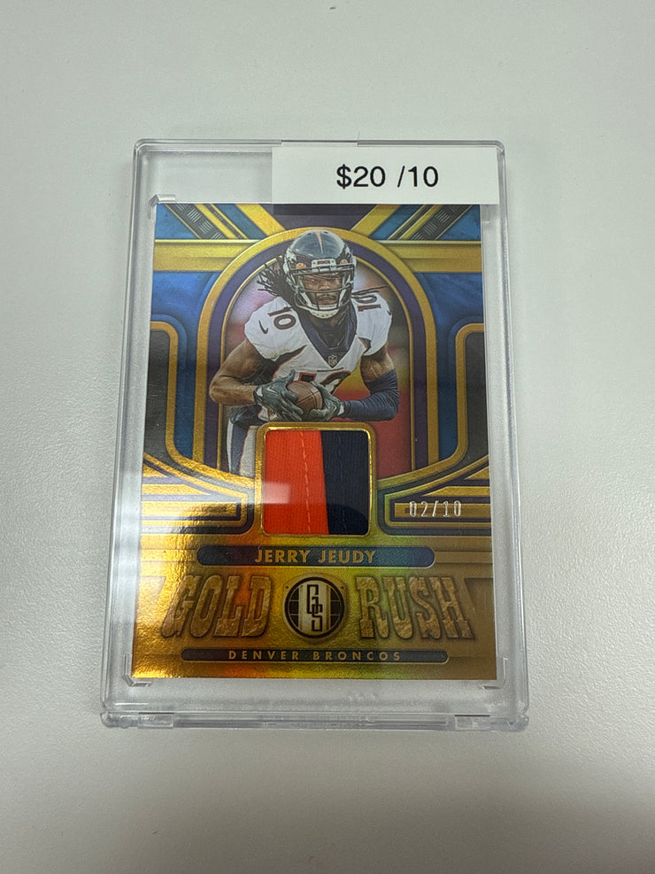 2023 Gold Standard Jerry Jeudy Patch /10 