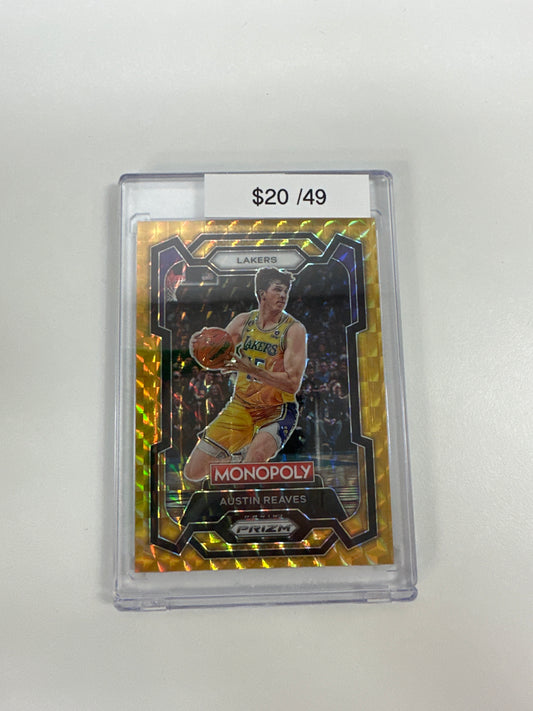 Prizm Monopoly Austin Reaves /49 #42