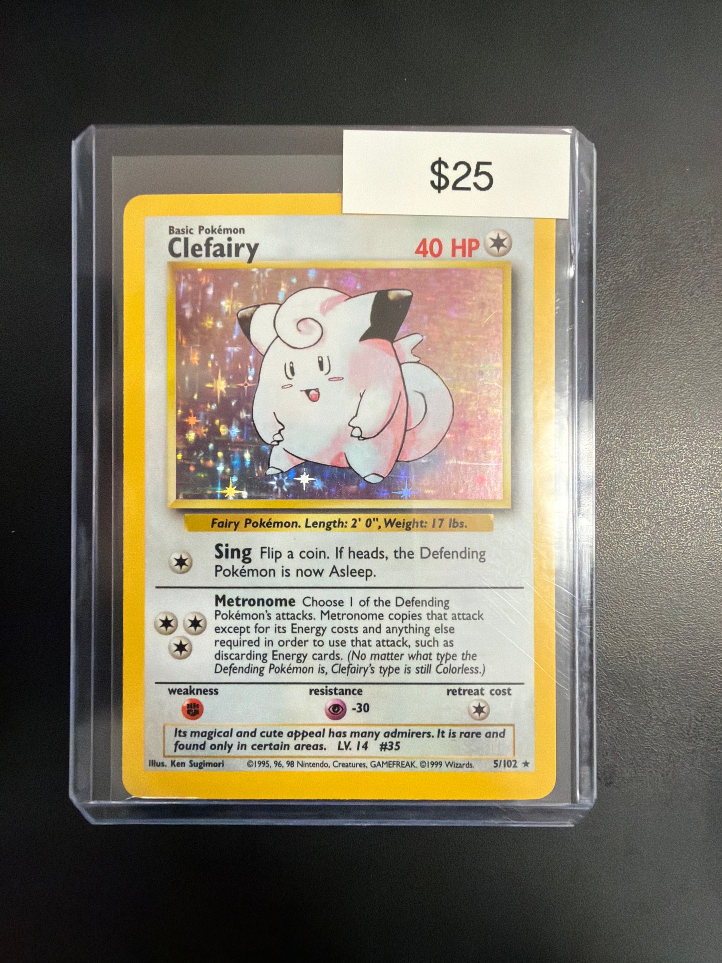 Pokemon Clefairy Holo 5/102 NM