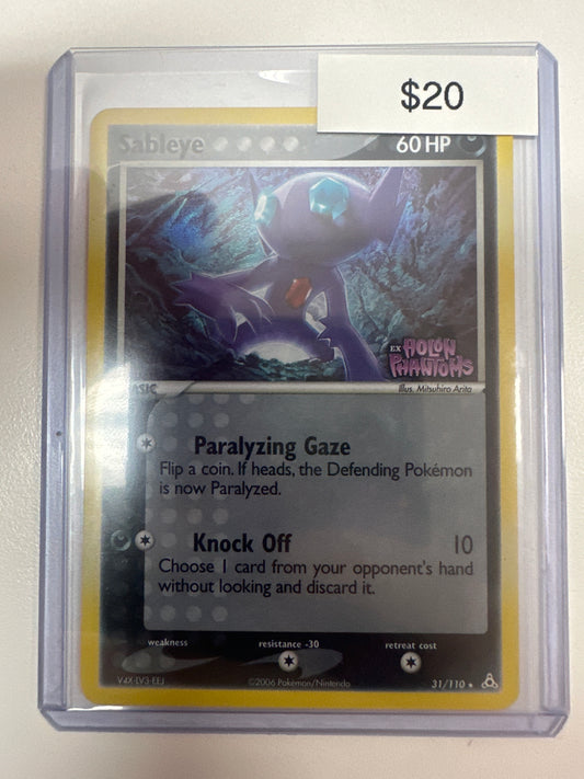 Pokemon Sableye Reverse Stamp 31/110